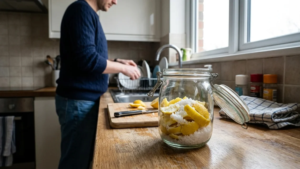 Come sfruttare la miscela di bucce di limone e sale grosso