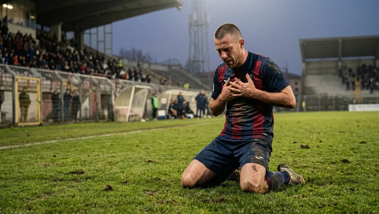 Giocatori dello Sport Clube União Torreense esultano sul campo da gioco