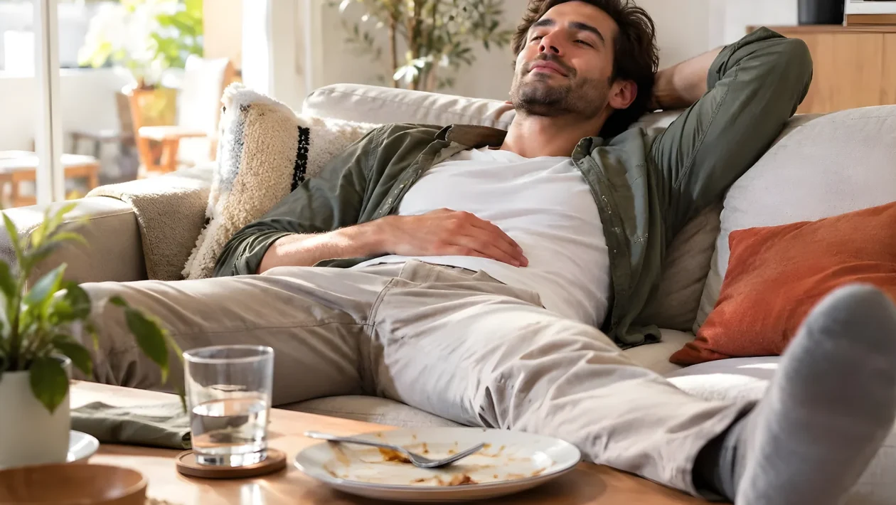 Sdraiarsi dopo mangiato rallenta il metabolismo? Le regole delle 3 ore e i dati sulla glicemia