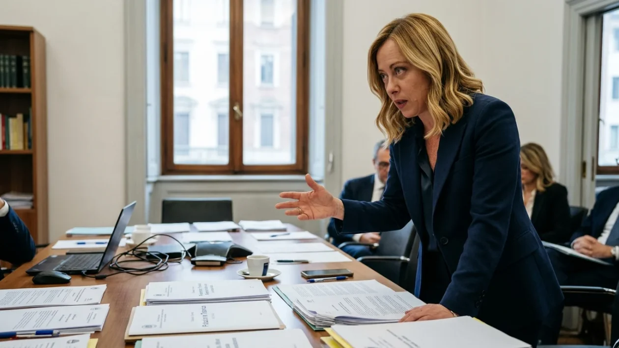 Silvia Sardone durante un intervento pubblico istituzionale