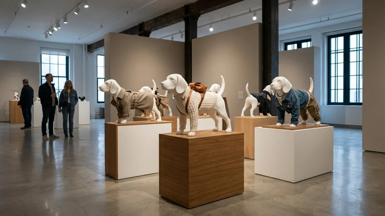 Creazioni di moda dedicate a Snoopy esposte a New York