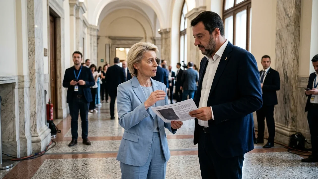 Grafico con percentuali dei sondaggi politici sulle intenzioni di voto dei partiti