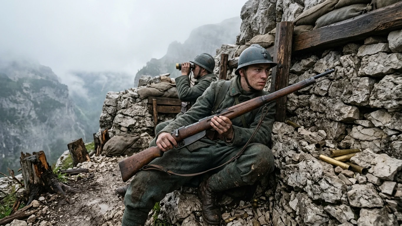 Trincee e fortificazioni militari storiche della prima guerra mondiale sull'Altopiano di Asiago
