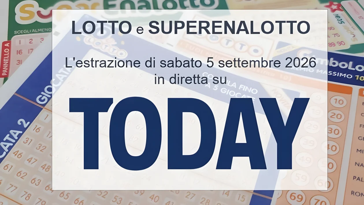 SuperEnalotto 5 settembre 2026: i numeri vincenti per il Jackpot da 220,5 milioni