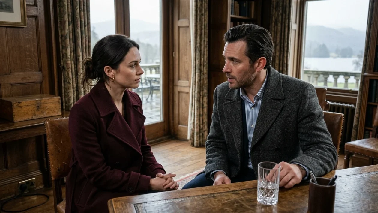 Theo James e Kaya Scodelario nella serie The Gentlemen