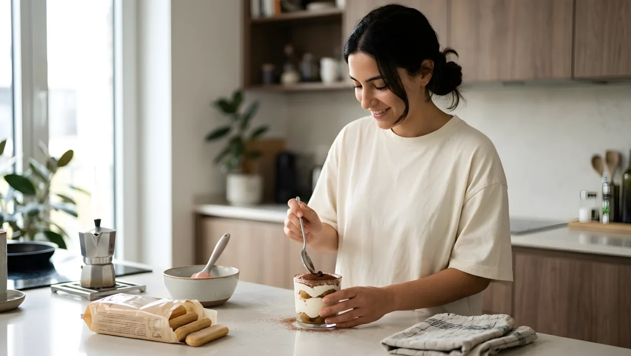 Ciotola con yogurt greco fresco