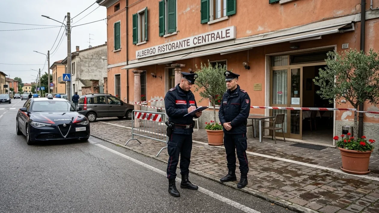 I rilievi delle forze dell'ordine dopo la sparatoria ad Apice
