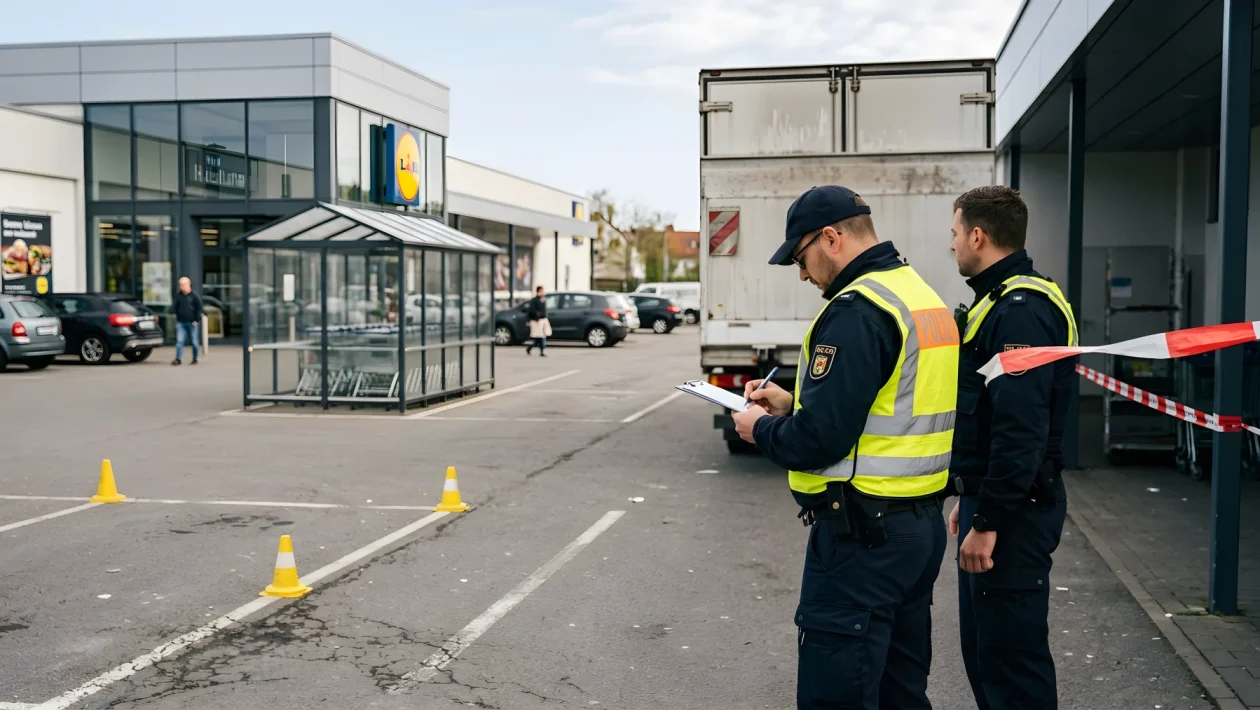 I carabinieri nel parcheggio dove è avvenuta la tragedia