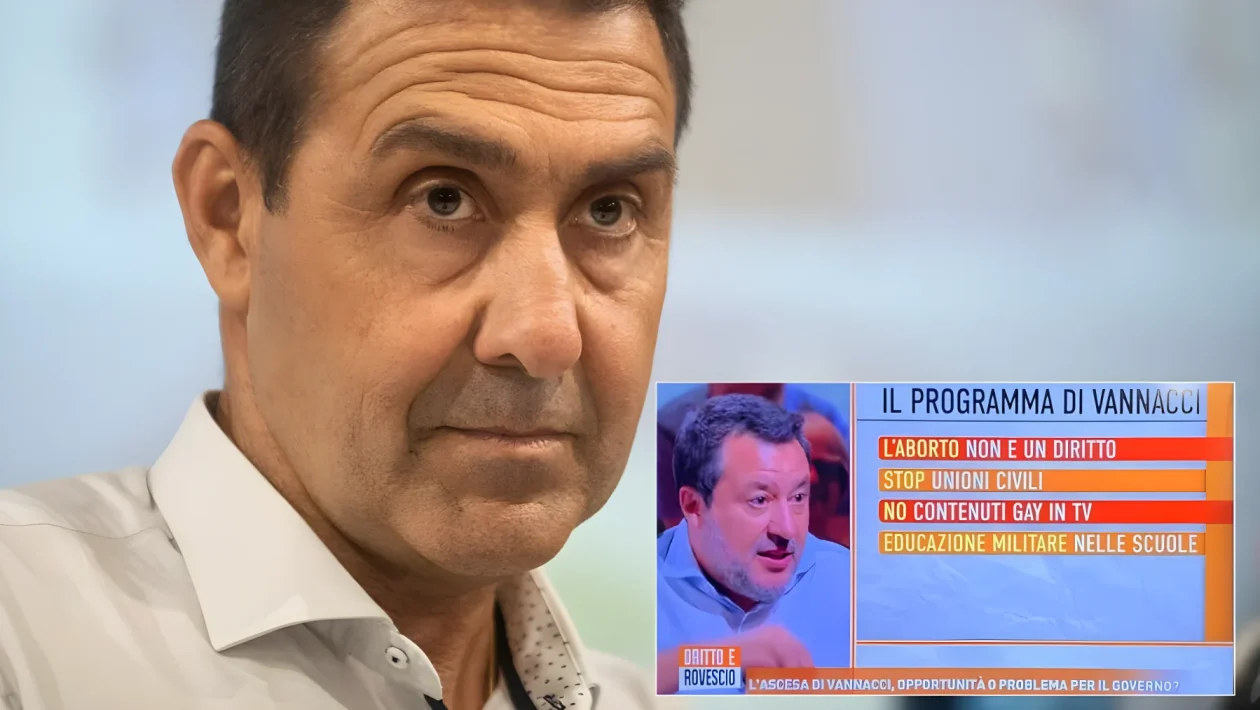 Vannacci contro Rete 4: l'affondo di Del Debbio e lo scontro 5 contro 0 in diretta tv