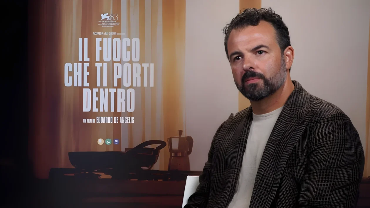 Venezia 83, Edoardo De Angelis porta in Concorso 'Il fuoco che ti porti dentro' con Vanessa Scalera e Lino Musella