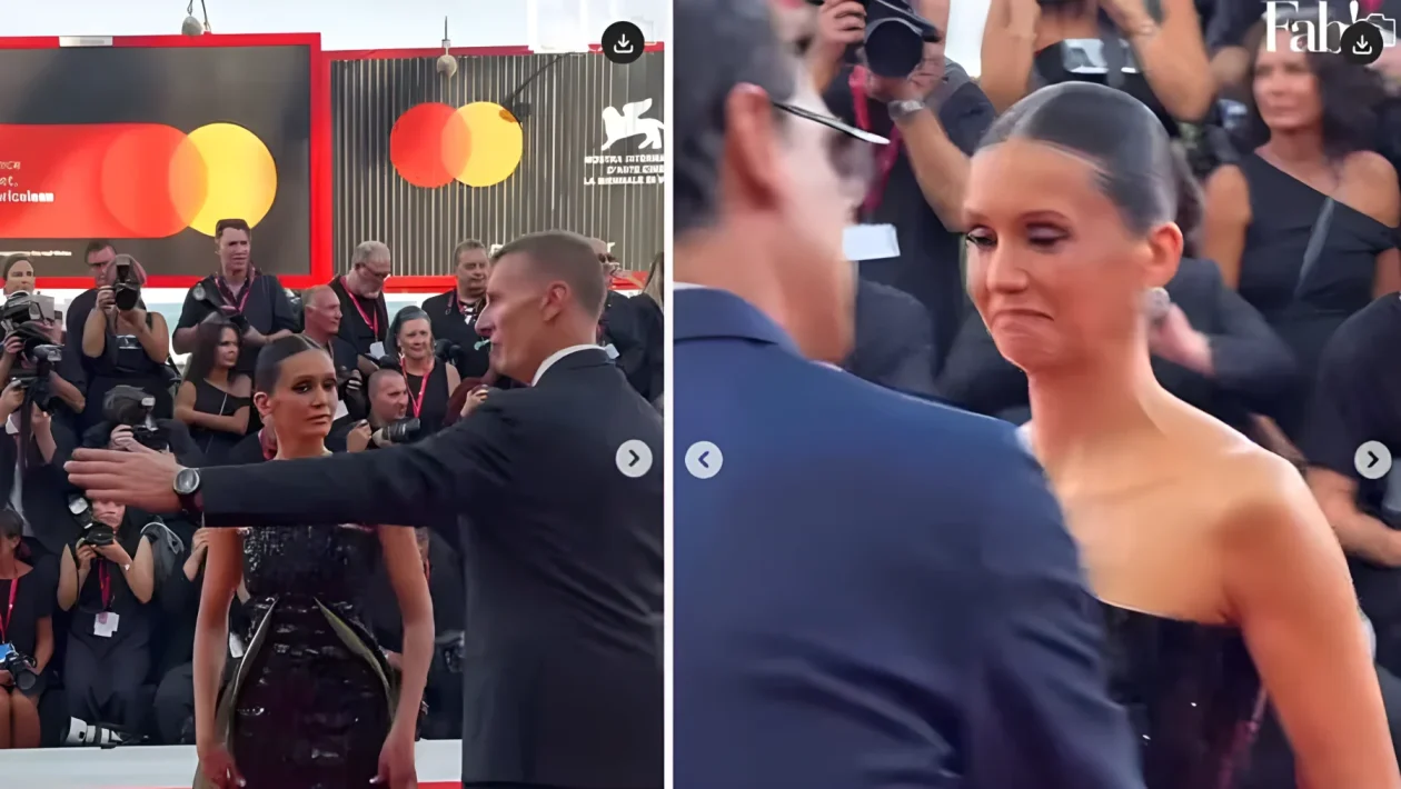 Venezia 83, stop della sicurezza a Nina Dobrev sul red carpet: il video virale