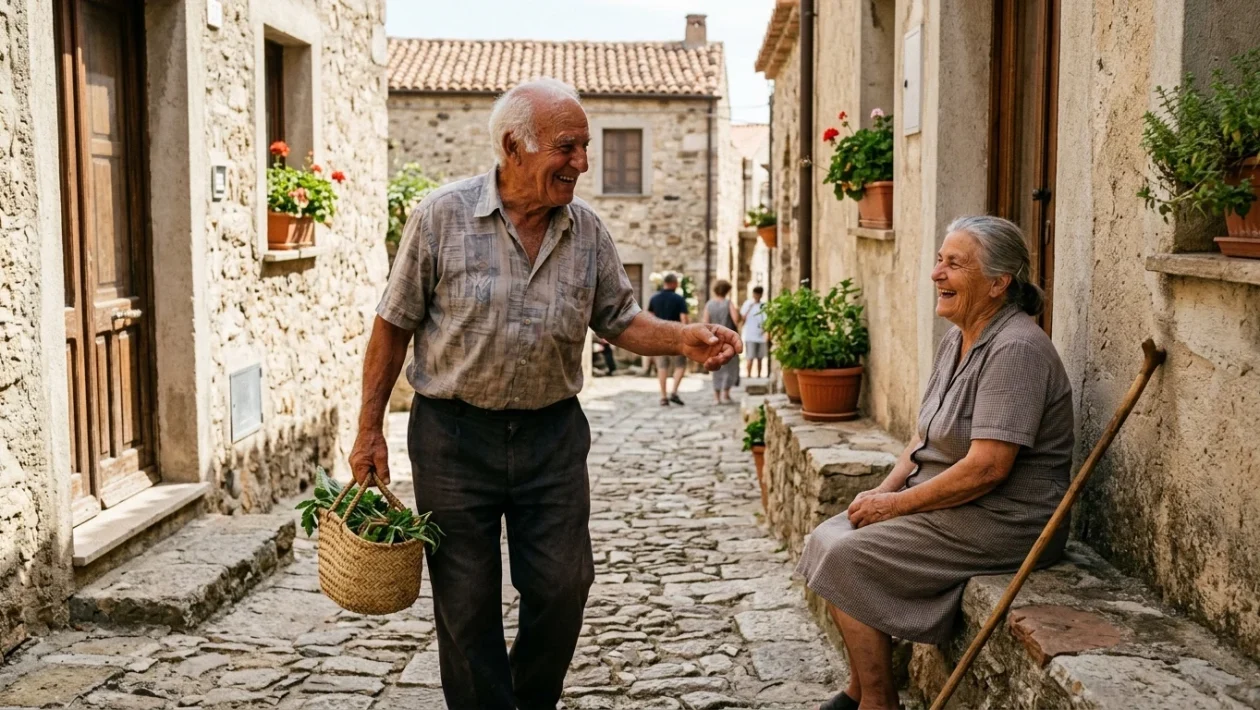 Rappresentazione simbolica di longevità e salute