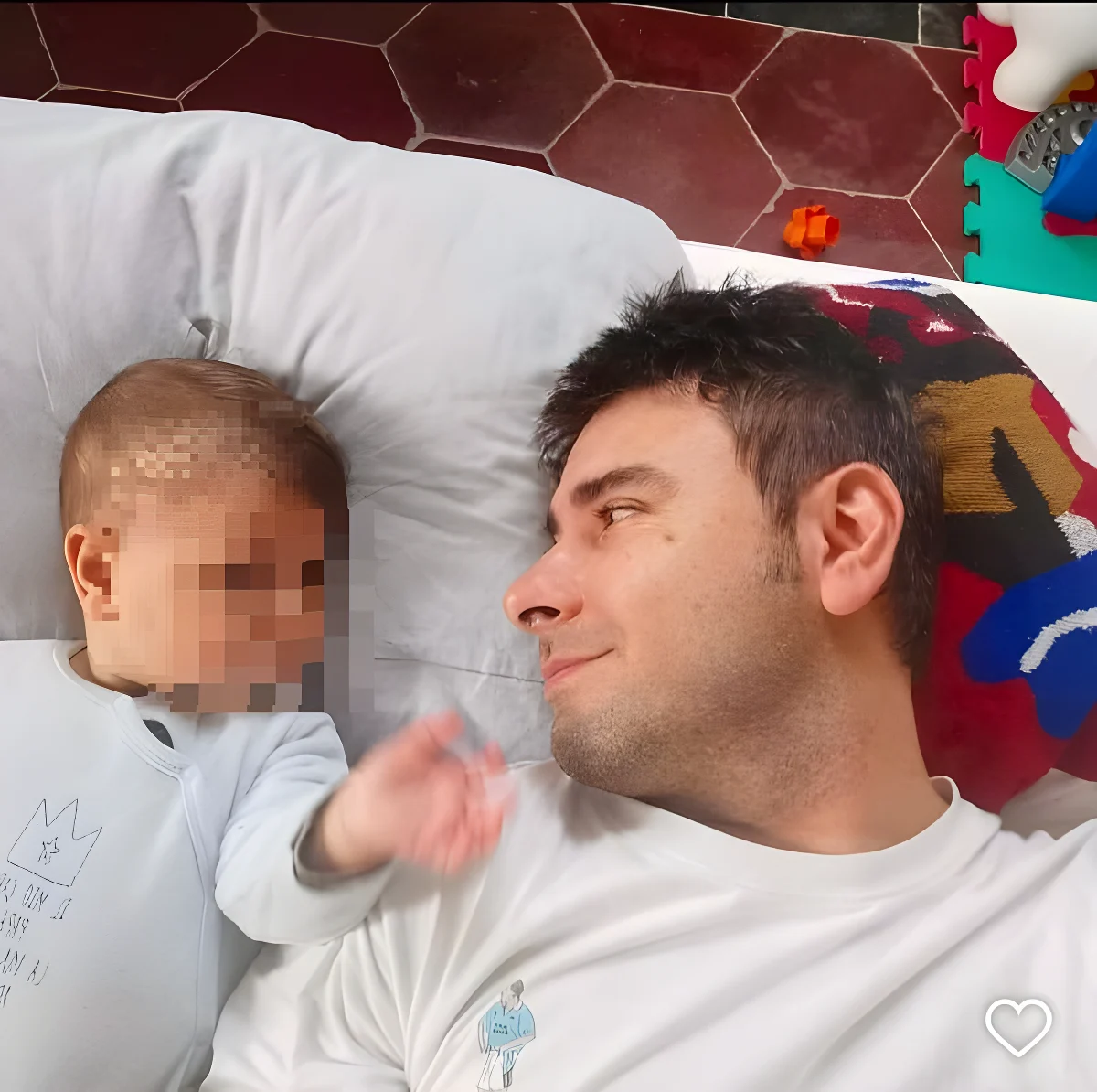 Di Battista e il figlio Filippo