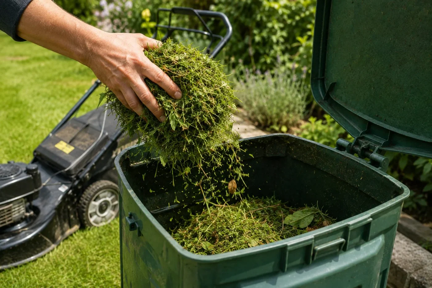 Erba tagliata e sfalci del giardino: dove si buttano e le 3 regole per non rischiare multe