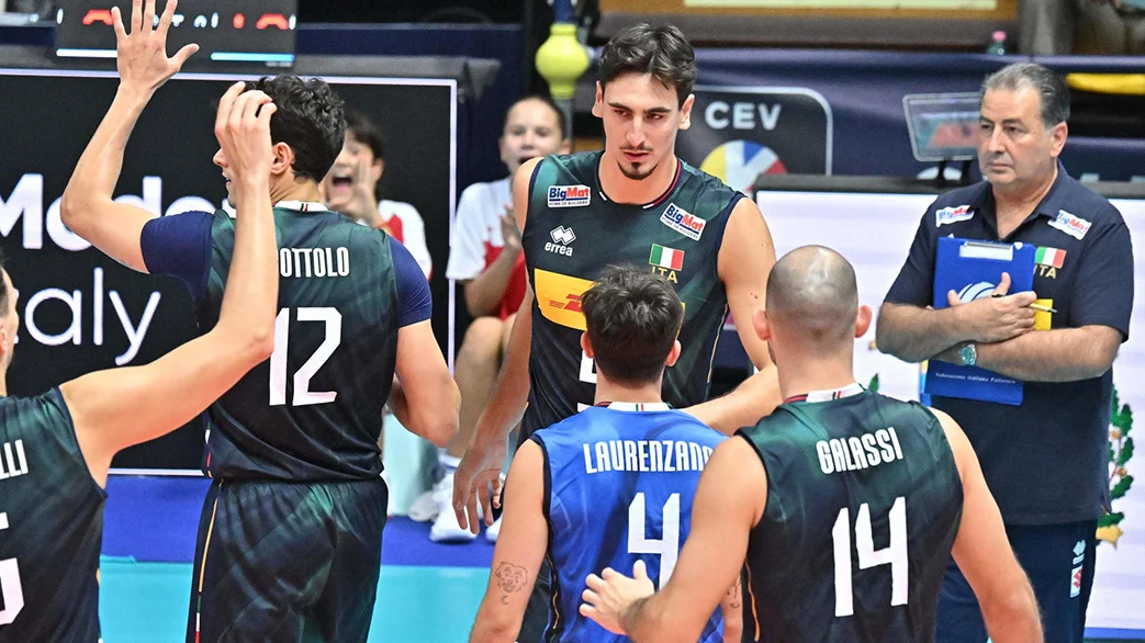 EuroVolley: l'Italia batte la Slovacchia 3-1 e Michieletto confessa l'emozione in campo