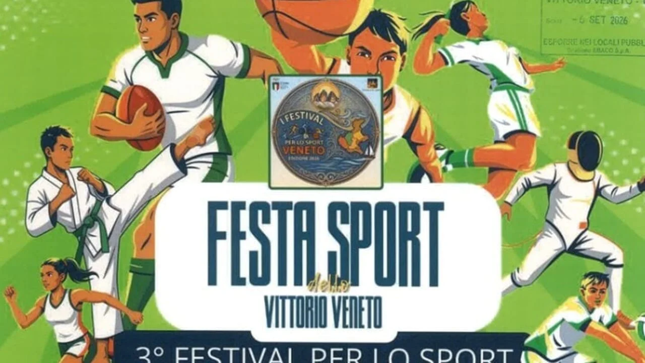 Festa dello Sport a Vittorio Veneto: 35 società e i campioni olimpici Navarria e Cassina il 6 settembre
