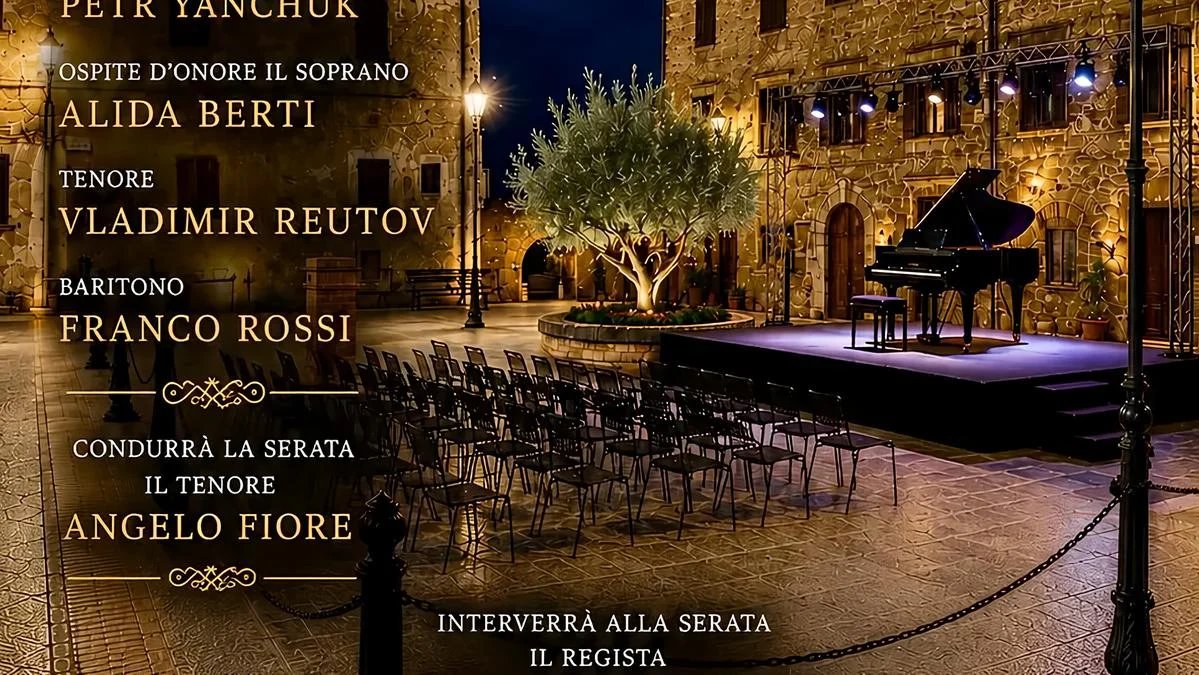 Gambassi Terme, il 5 settembre la lirica e la canzone d’autore si incontrano in Piazza del Castello