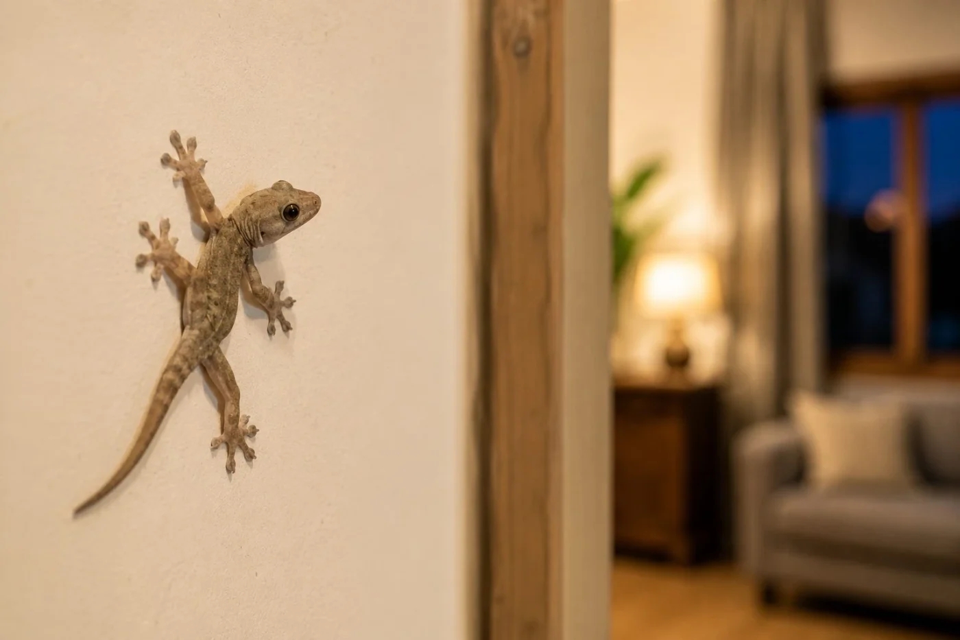 Geco in casa: perché entra nelle stanze e come allontanarlo senza fargli del male