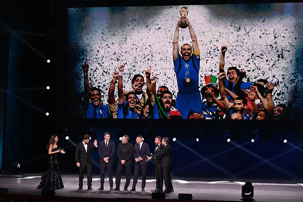Gran Galà Del Calcio AlC 2026 Ciro Ferrara Gianluca Zambrotta Andrea Barzagli Alessandro Del Piero and Simone Perrotta