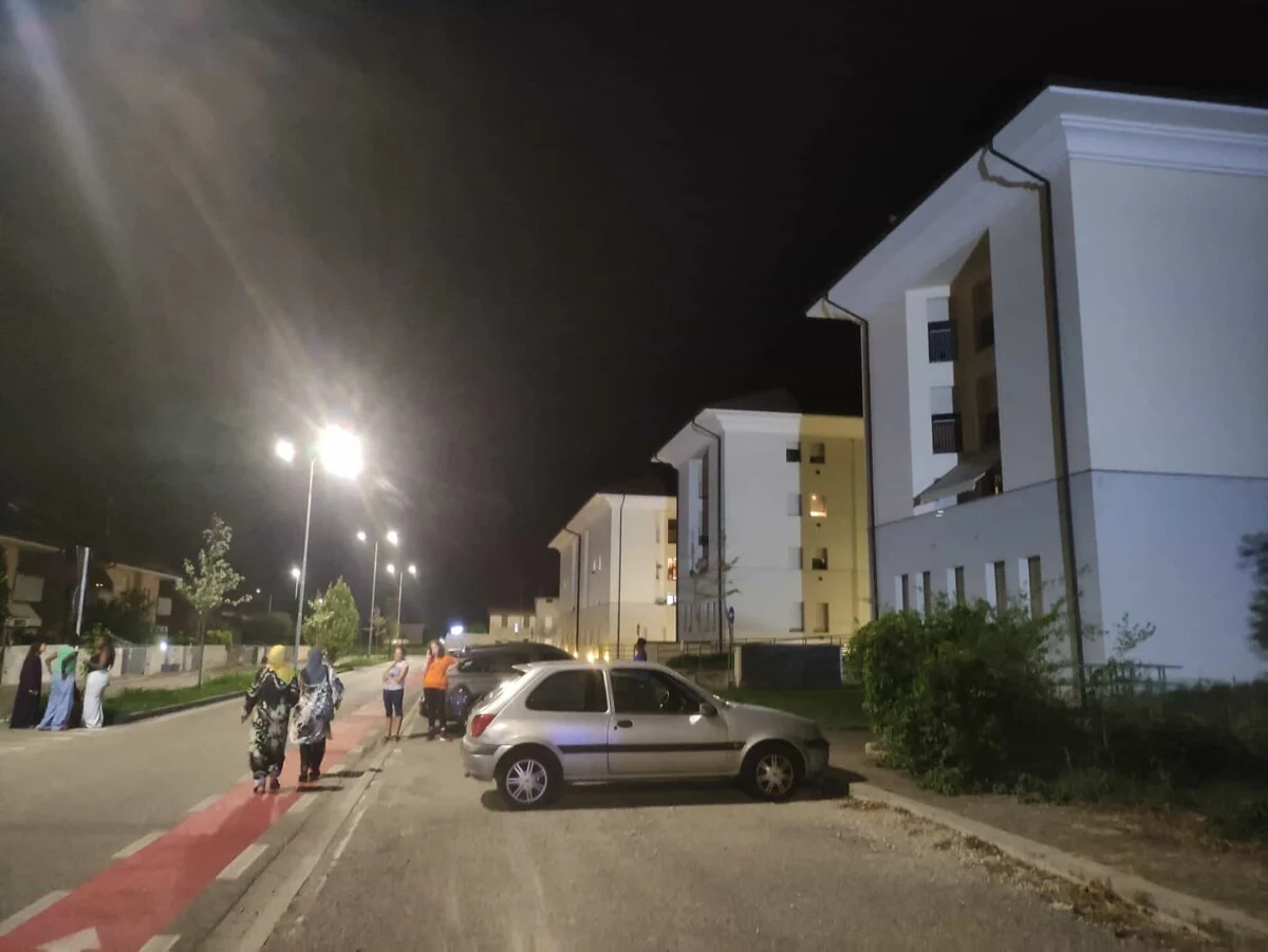 Il nucleo di case dove abitava la vittima, UdineToday