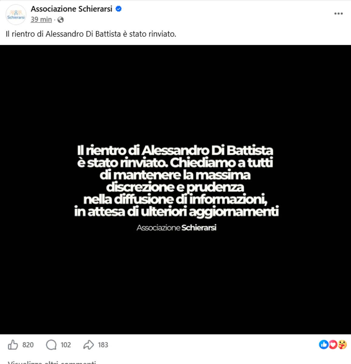 Il post dell