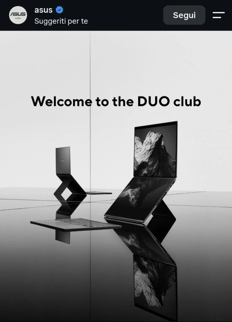 Il post di ASUS