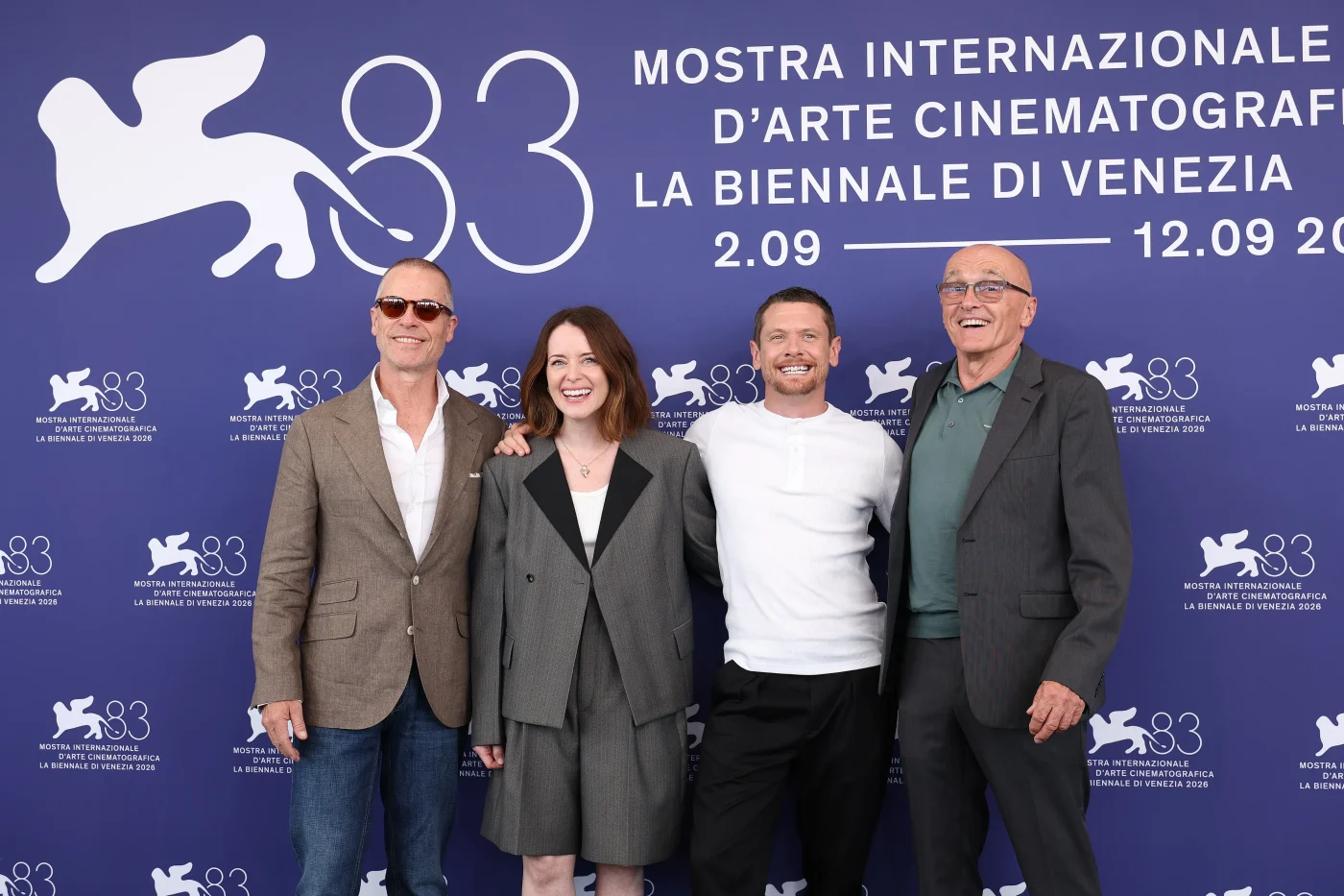 Il regista con il cast di Ink