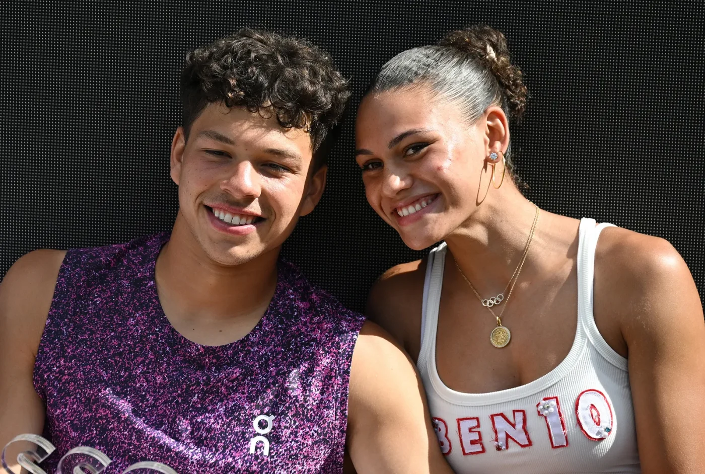 Il tennista Ben Shelton e la calciatrice Trinity Rodman