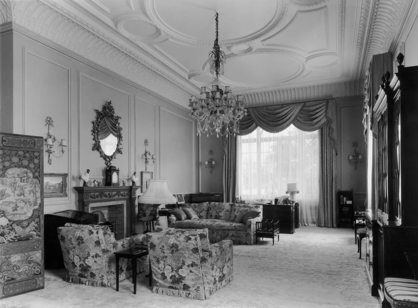 Image may contain Furniture Living Room Indoors Room Couch Waiting Room Reception Reception Room and Interior Design