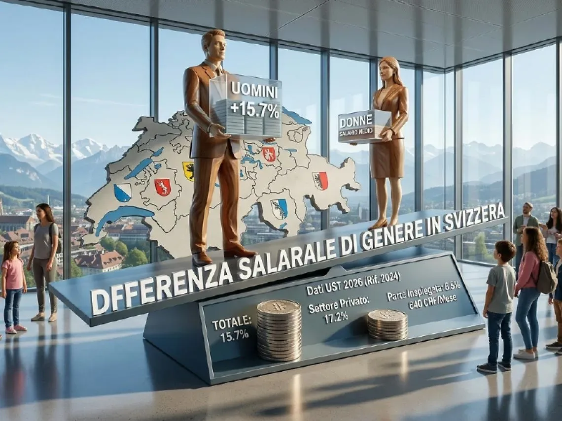 In Svizzera si riduce il divario salariale uomo-donna