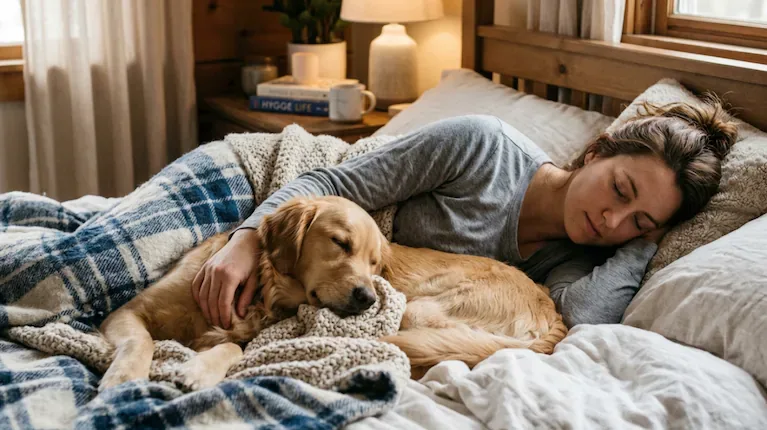 La decisión de que el perro se suba o no a la cama está a cargo de cada dueño. (Foto: Imagen ilustrativa generada con IA)