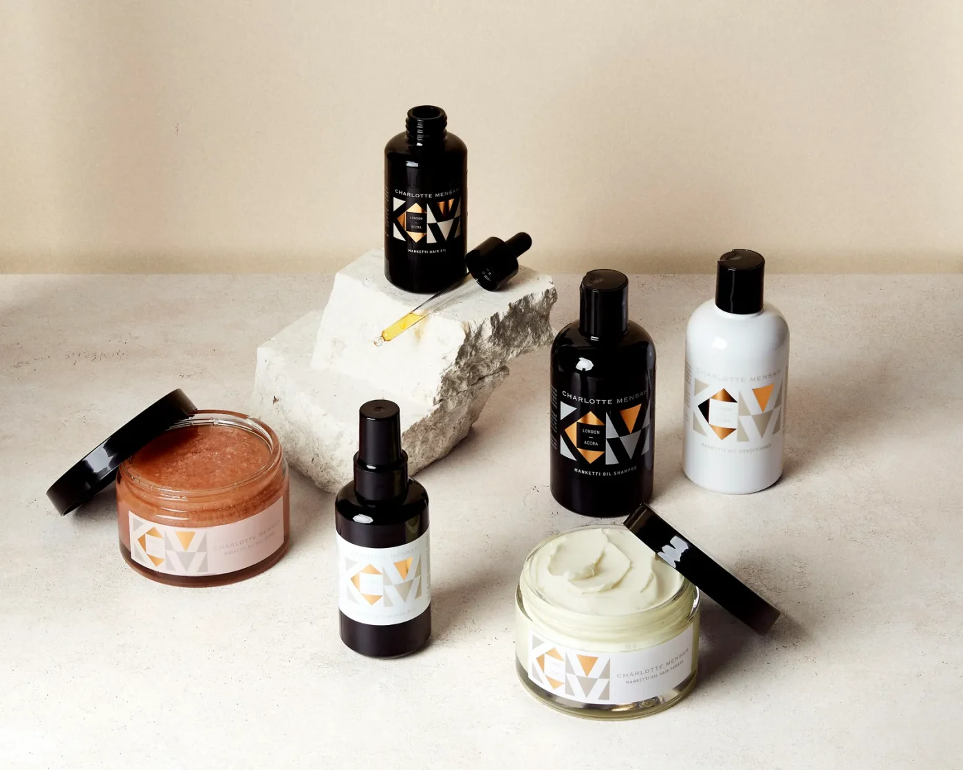 La linea haircare di Charlotte Mensah