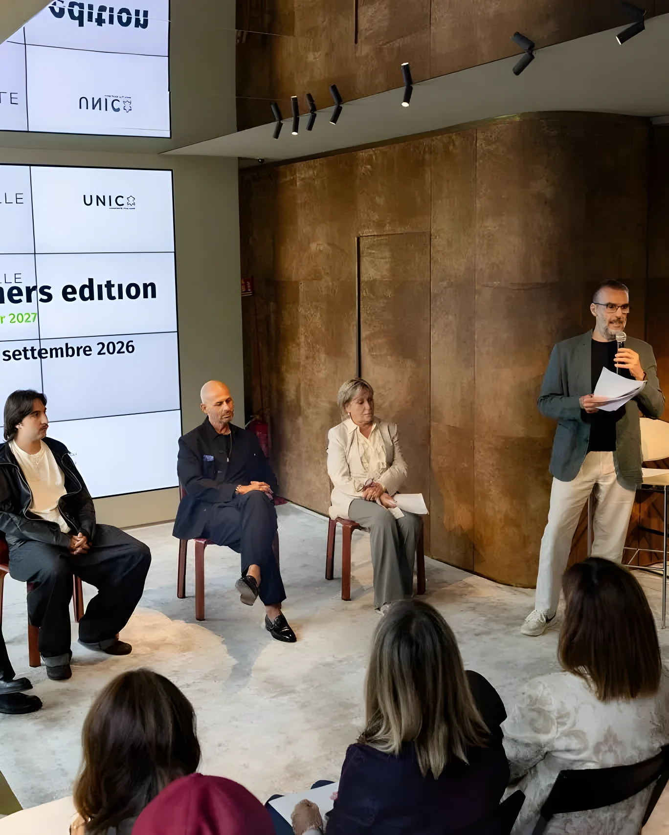 La presentazione di Lineapelle designers edition (courtesy Lineapelle)