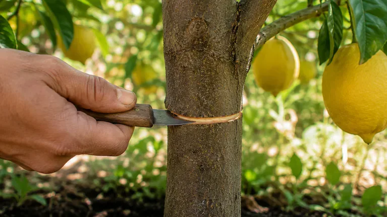 La técnica tiene un fundamento hortícola, pero también puede dañar seriamente el árbol si se aplica de forma incorrecta. (Imagen creada con IA)