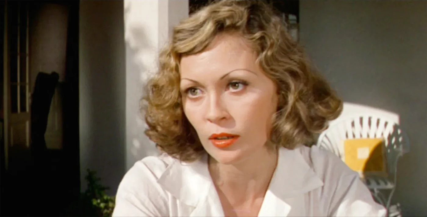 LOS ANGELES JUNE 20 The movie Chinatown directed by Roman Polanski and written by Robert Towne. Seen here Faye Dunaway...
