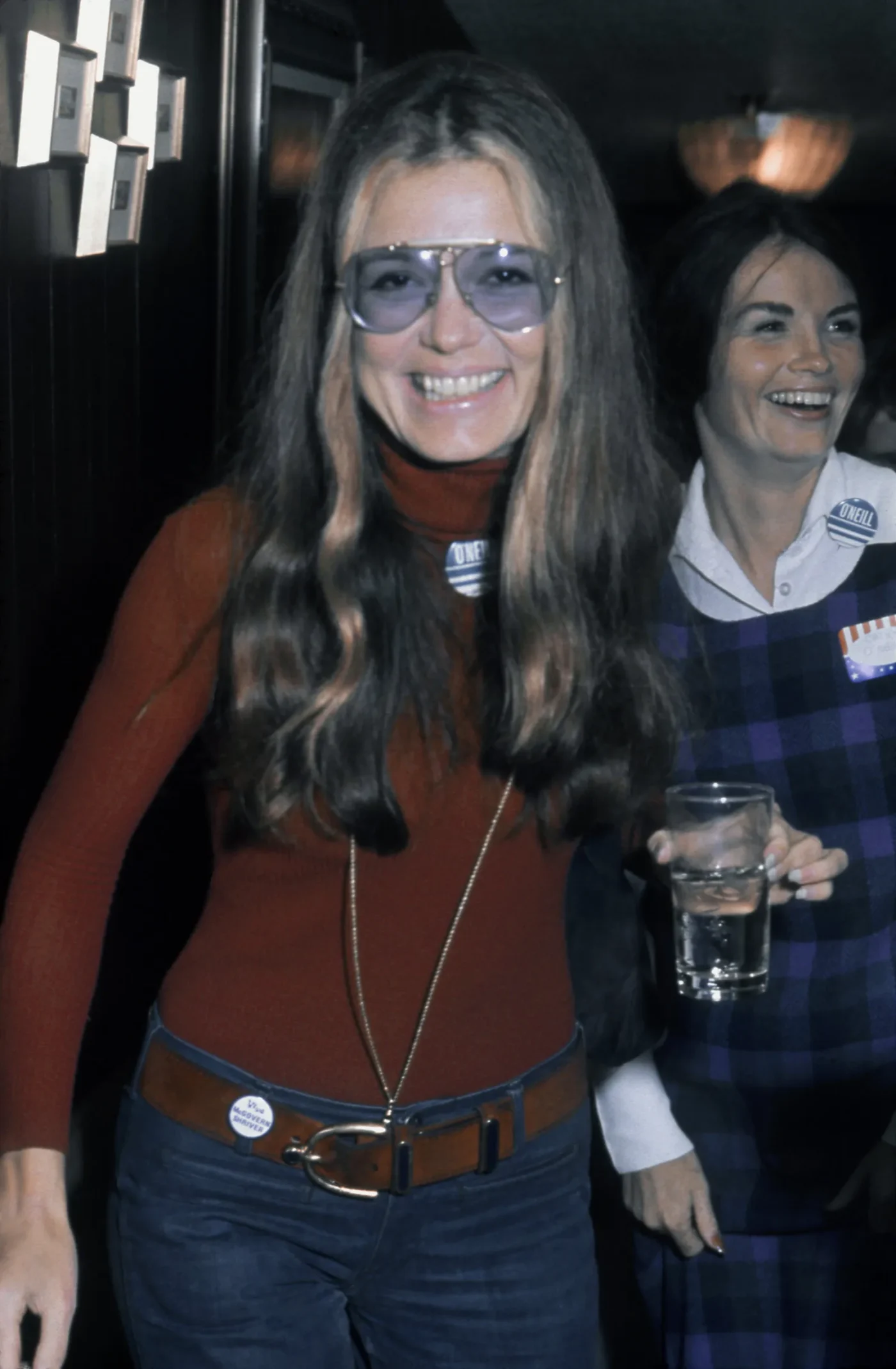 LOS ANGELES OCTOBER 15 Activist journalist and leader of the feminist movement Gloria Steinem attends a fundraiser and...