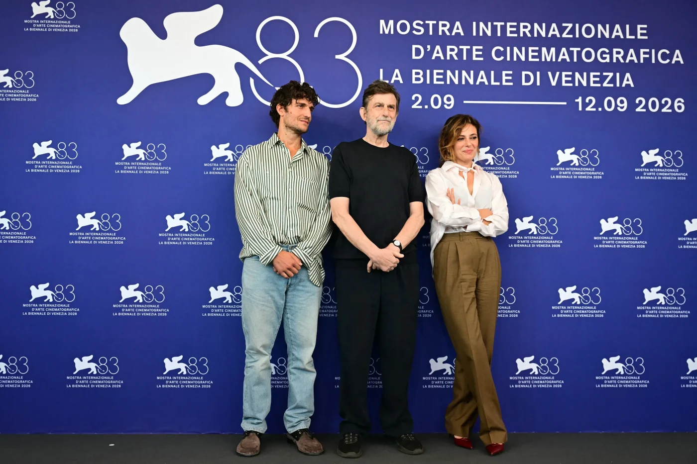 Louis Garrel Nanni Moretti e Jasmine Trinca