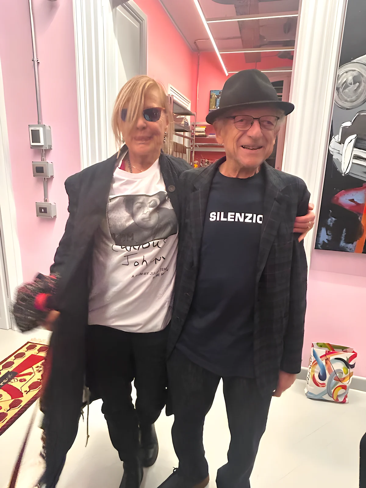 Ludovica Barassi e Jeremy Thomas a Roma