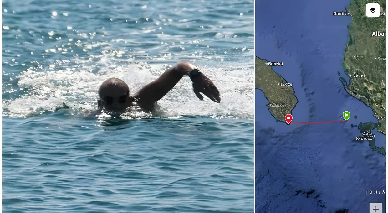 L'ultra triathlon atleta Spyros Chrysikopoulos
