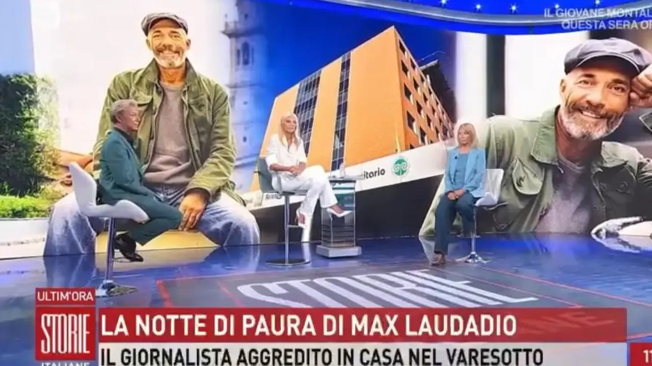 Max Laudadio a Storie Italiane, Rai 1