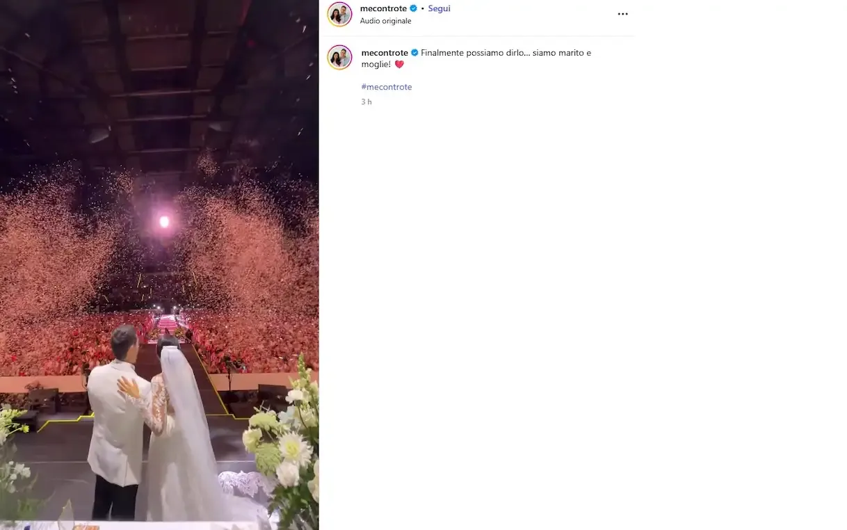 Me contro Te sposi davanti a 6.000 fan: all'Unipol Dome nozze-concerto con biglietti fino a 110 euro
