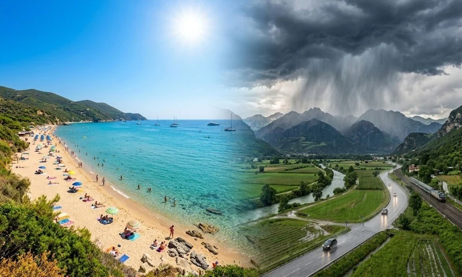 Meteo, fino a 38°C al Sud poi la svolta: da mercoledì 9 arrivano temporali e aria fresca