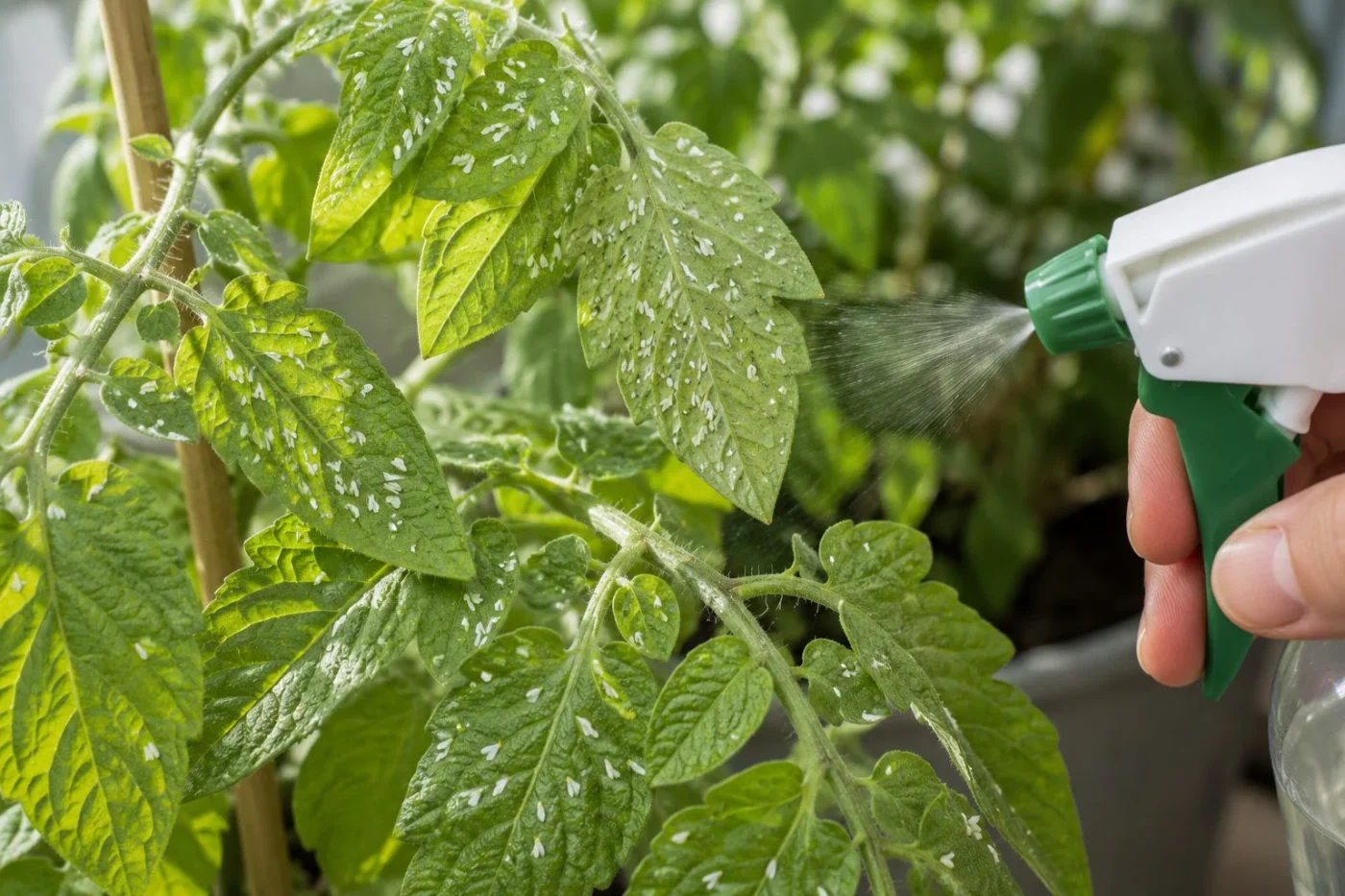 Mosche bianche sulle piante: 3 passaggi per eliminarle prima che compaia la fumaggine