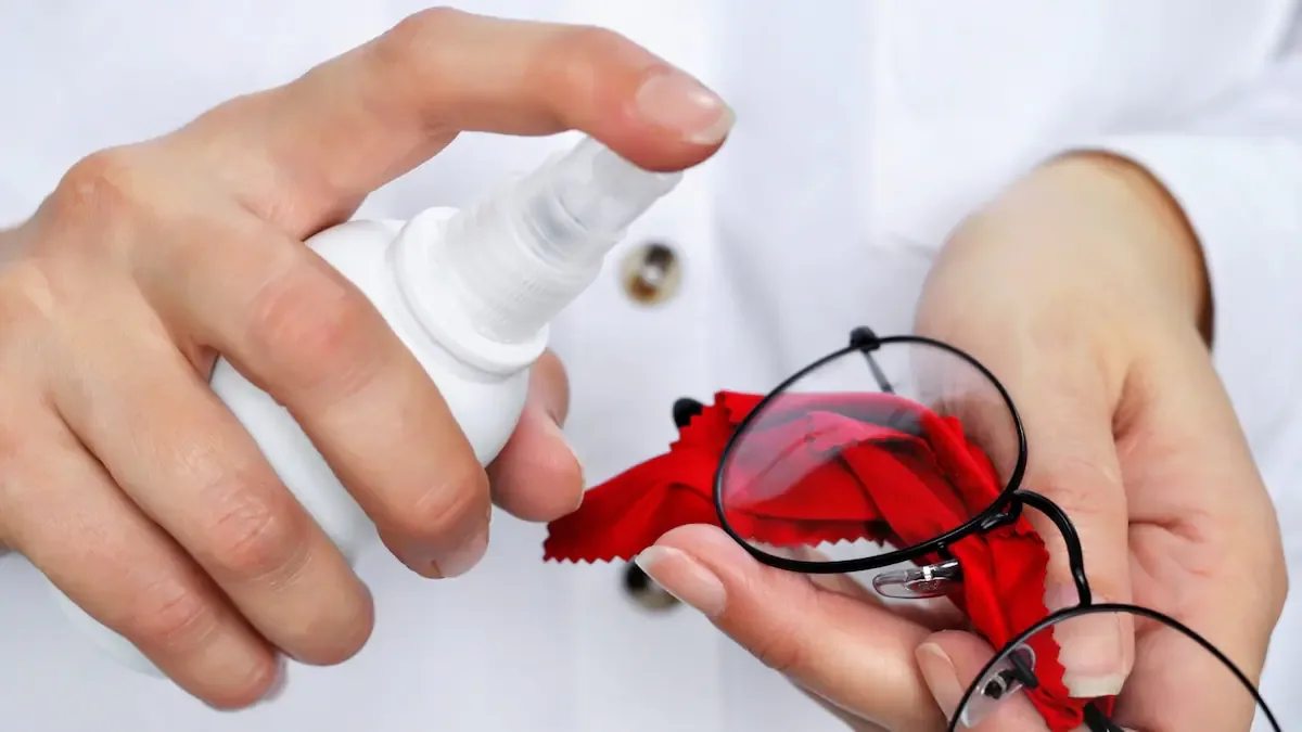 Ni detergente ni jabón: el sencillo truco para sacar los rayones de los lentes sólo un minuto