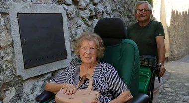Nonna Marcella alle nozze di Ilary Blasi