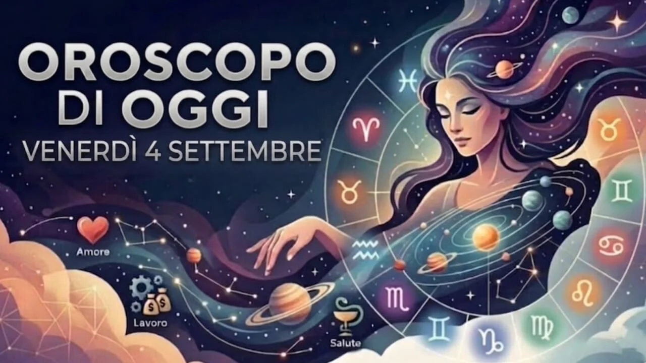 Oroscopo del 4 settembre 2026: quadro astrale per i 12 segni zodiacali tra lavoro e sentimenti
