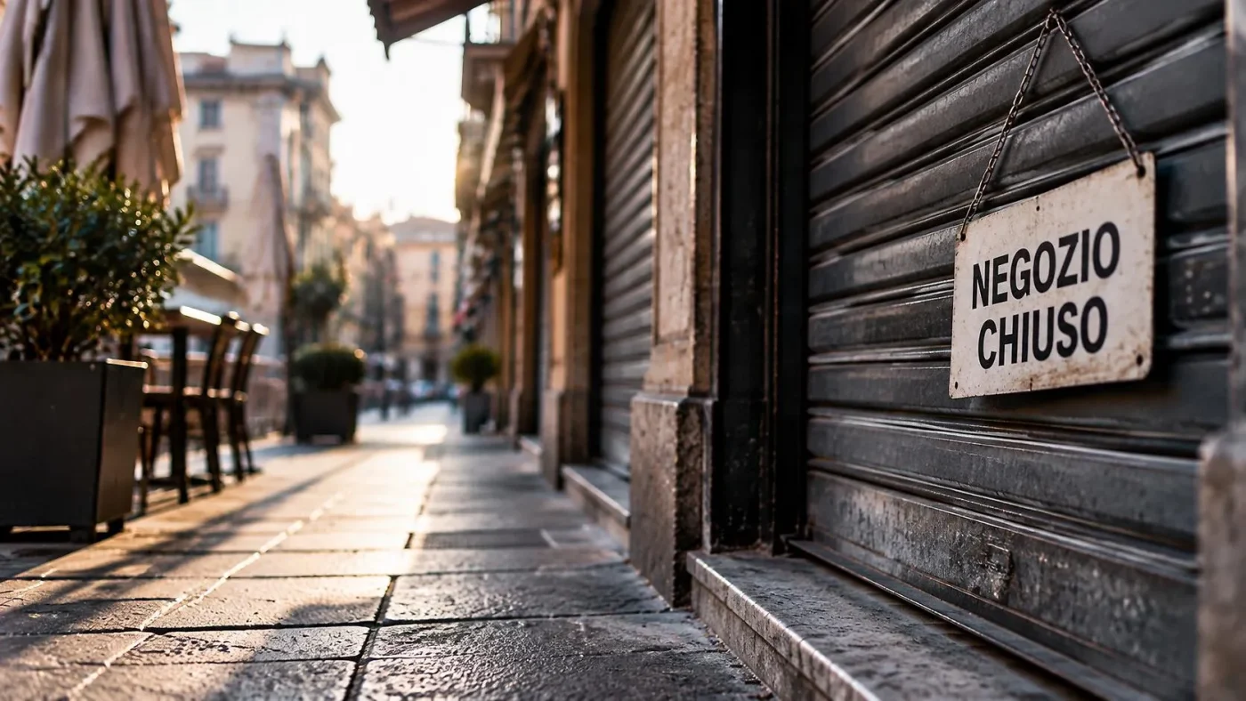 Piemonte, spariti 6.500 negozi in sei anni: bruciato quasi un miliardo di euro nell'economia reale