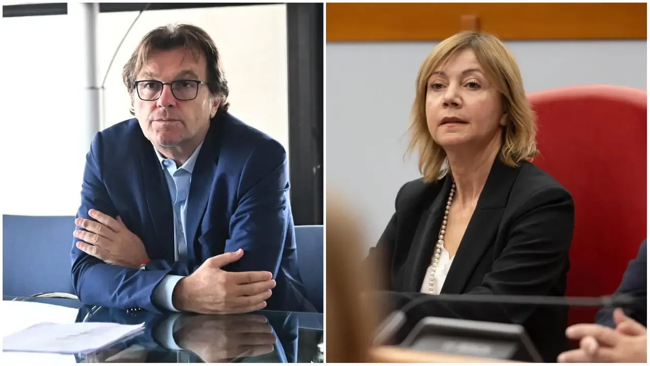 Pietro Vignali (Forza Italia) e Marta Evangelisti (Fratelli d