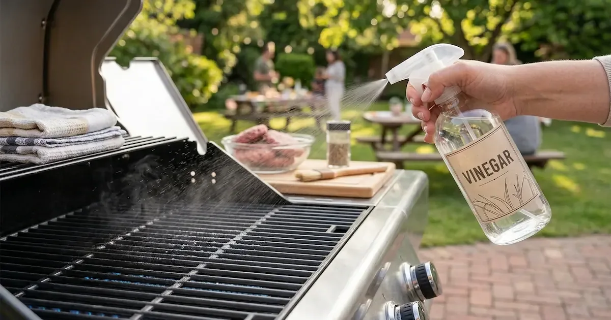 Pulire la griglia del barbecue con l'aceto bianco: il metodo in 3 passaggi per sciogliere le incrostazioni
