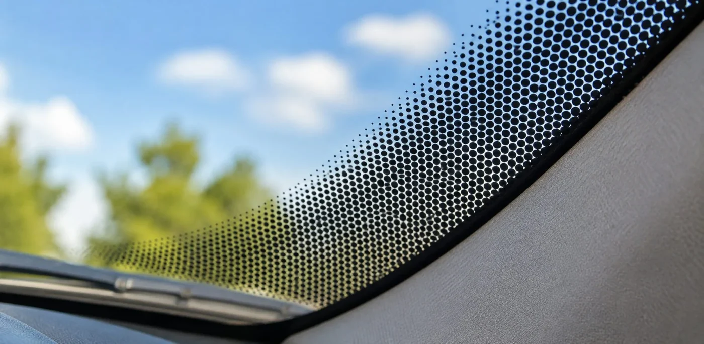 Puntini neri sul parabrezza: a cosa serve la fascia in ceramica presente su tutte le auto